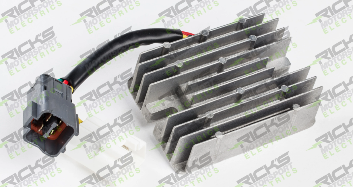 Rick's Motorsports Electrics Universal OEM Style Rectifier-Regulator for Suzuki Suzuki Burgman 400 '98-20 Rick's Motorsports Electrics Universal OEM Style Rectifier-Regulator for Suzuki Suzuki Burgman 400 '98-20